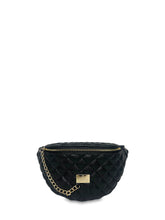 Γυναικεία τσάντα μέσης waist Quilted Μαύρο