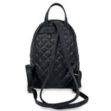 Γυναικεία τσάντα πλάτης maxi Quilted Μαύρο