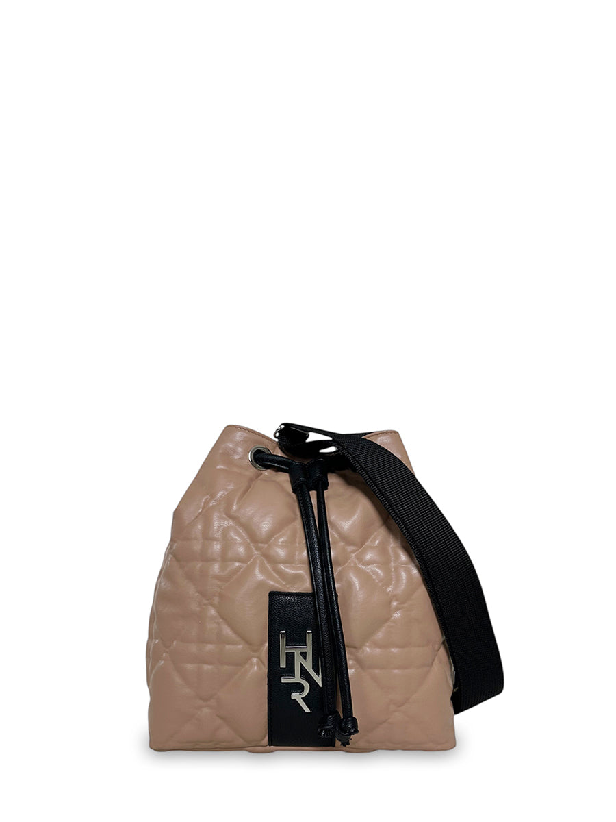 Γυναικεία τσάντα bucket Rebecca Κάραμελ