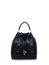 Γυναικεία τσάντα πλάτης bucket Rebecca Μαύρο