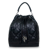 Γυναικεία τσάντα πλάτης bucket Rebecca Μαύρο