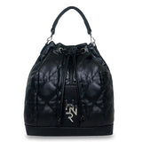 Γυναικεία τσάντα πλάτης bucket Rebecca Μαύρο