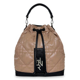 Γυναικεία τσάντα πλάτης bucket Rebecca Κάραμελ