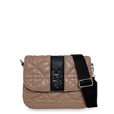 Γυναικεία τσάντα χιαστί flap Rebecca Κάραμελ