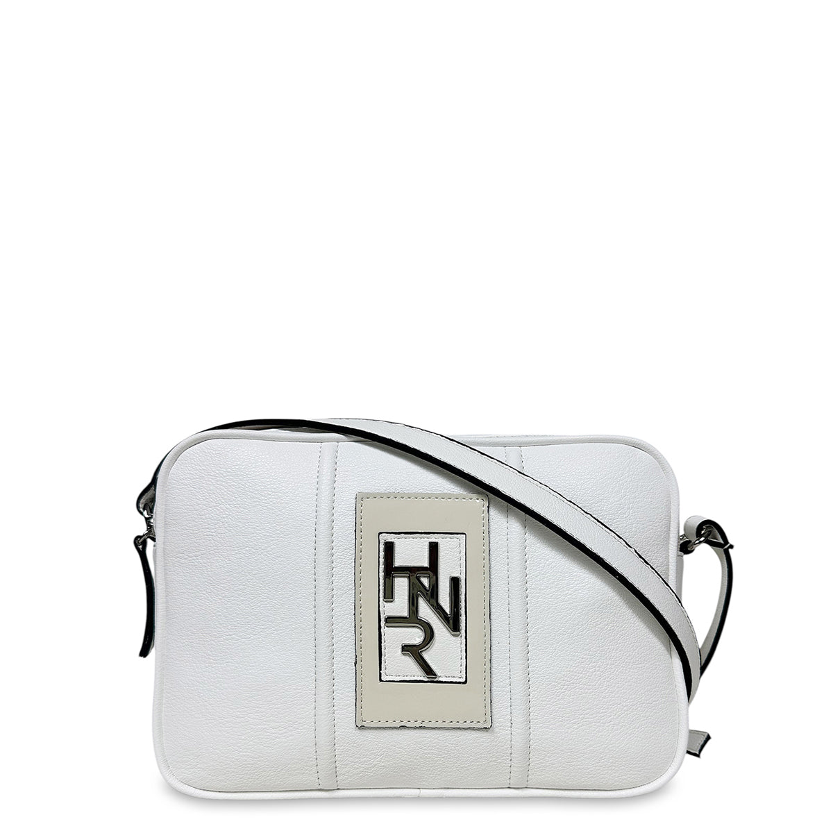 Γυναικεία τσάντα χιαστί boxy Roots Λευκό