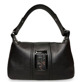 Γυναικεία τσάντα ώμου hobo Roots Μαύρο