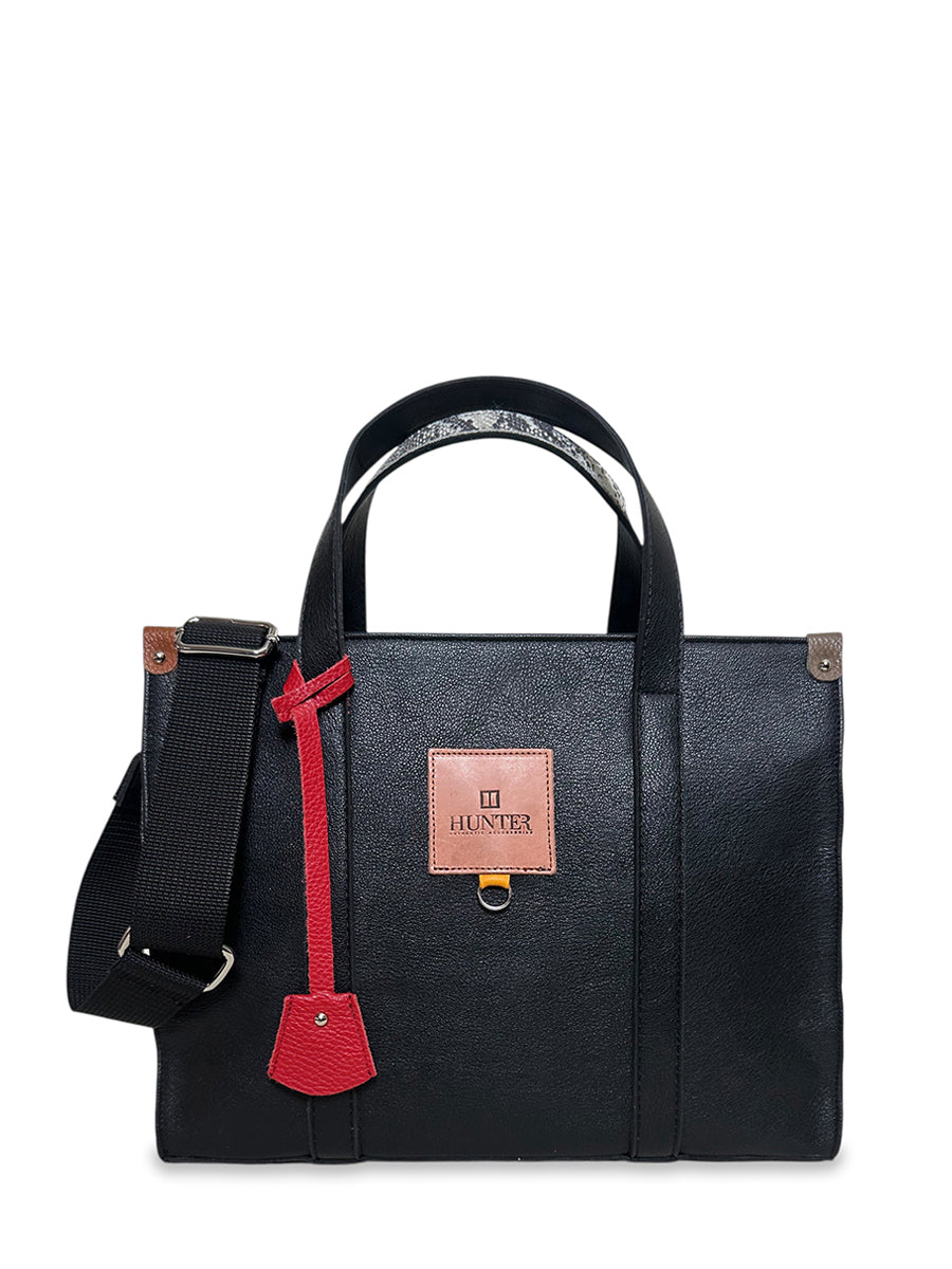 Γυναικεία τσάντα ώμου tote frame Safari Μαύρο