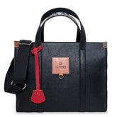 Γυναικεία τσάντα ώμου tote frame Safari Μαύρο