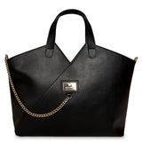 Γυναικεία τσάντα ώμου triangle Solea Μαύρο