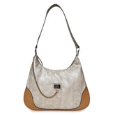 Γυναικεία τσάντα ώμου hobo thin Solea Μπεζ