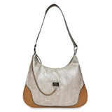 Γυναικεία τσάντα ώμου hobo thin Solea Μπεζ