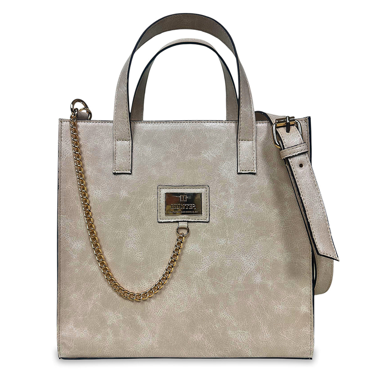 Γυναικεία τσάντα ώμου strict tote Solea Μπεζ