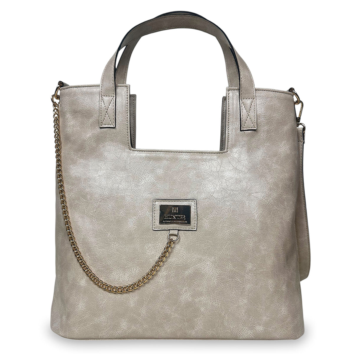 Γυναικεία τσάντα ώμου tote Solea Μπεζ