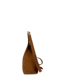 Γυναικεία τσάντα δερμάτινη tote Suede Ταμπά