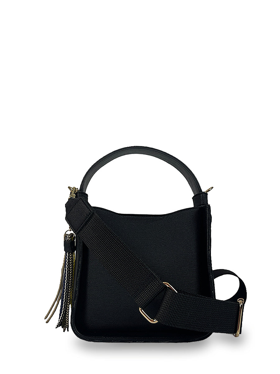 Γυναικεία τσάντα χιαστί boxy Venezia Μαύρο