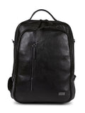 Δερμάτινο σακίδιο πλάτης Μαύρο