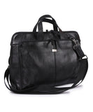 Δερμάτινος Χαρτοφύλακας Μαύρο ανάγλυφο