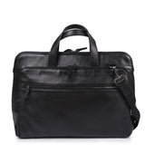 Δερμάτινος Χαρτοφύλακας Μαύρο ανάγλυφο