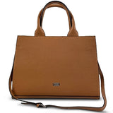 Δερμάτινη γυναικεία τσάντα shopper Ταμπά