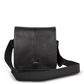 Τσάντα ταχυδρόμου ανδρική Δερμάτινη Μαύρο