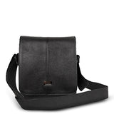 Τσάντα ταχυδρόμου ανδρική Δερμάτινη Μαύρο