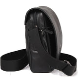 Τσάντα ταχυδρόμου ανδρική Δερμάτινη Μαύρο