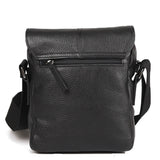 Τσάντα ταχυδρόμου ανδρική Δερμάτινη Μαύρο