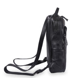 Δερμάτινη τσάντα πλάτης Μαύρο