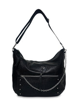 Γυναικεία τσάντα ώμου hobo Rock Μαύρο