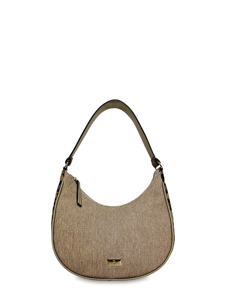 Γυναικεία τσάντα mini hobo Panther Κάμελ