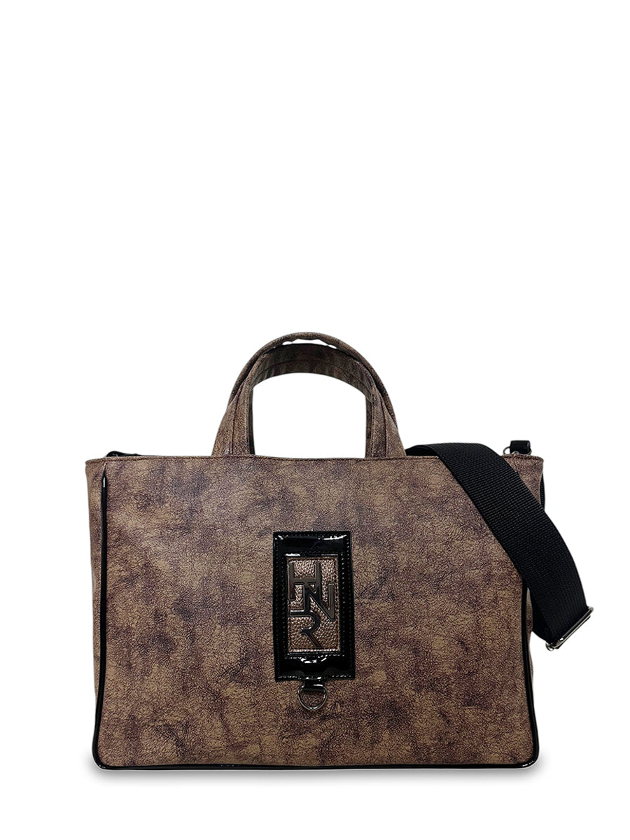 Γυναικεία τσάντα tote Coffee Καφέ