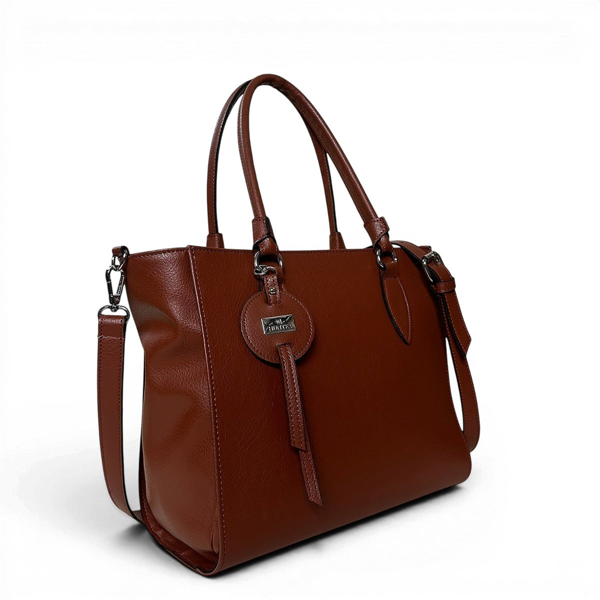 Τσάντα Ώμου tote Amaryllis ταμπά Hunter με λεία πορώδη υφή