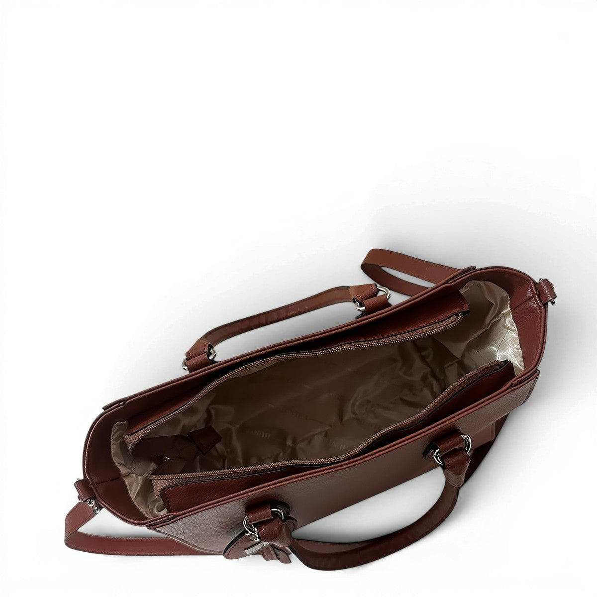 Τσάντα Ώμου tote Amaryllis ταμπά Hunter, διαστάσεις μήκος 29 εκ., πλάτος 16 εκ., ύψος 26 εκ.