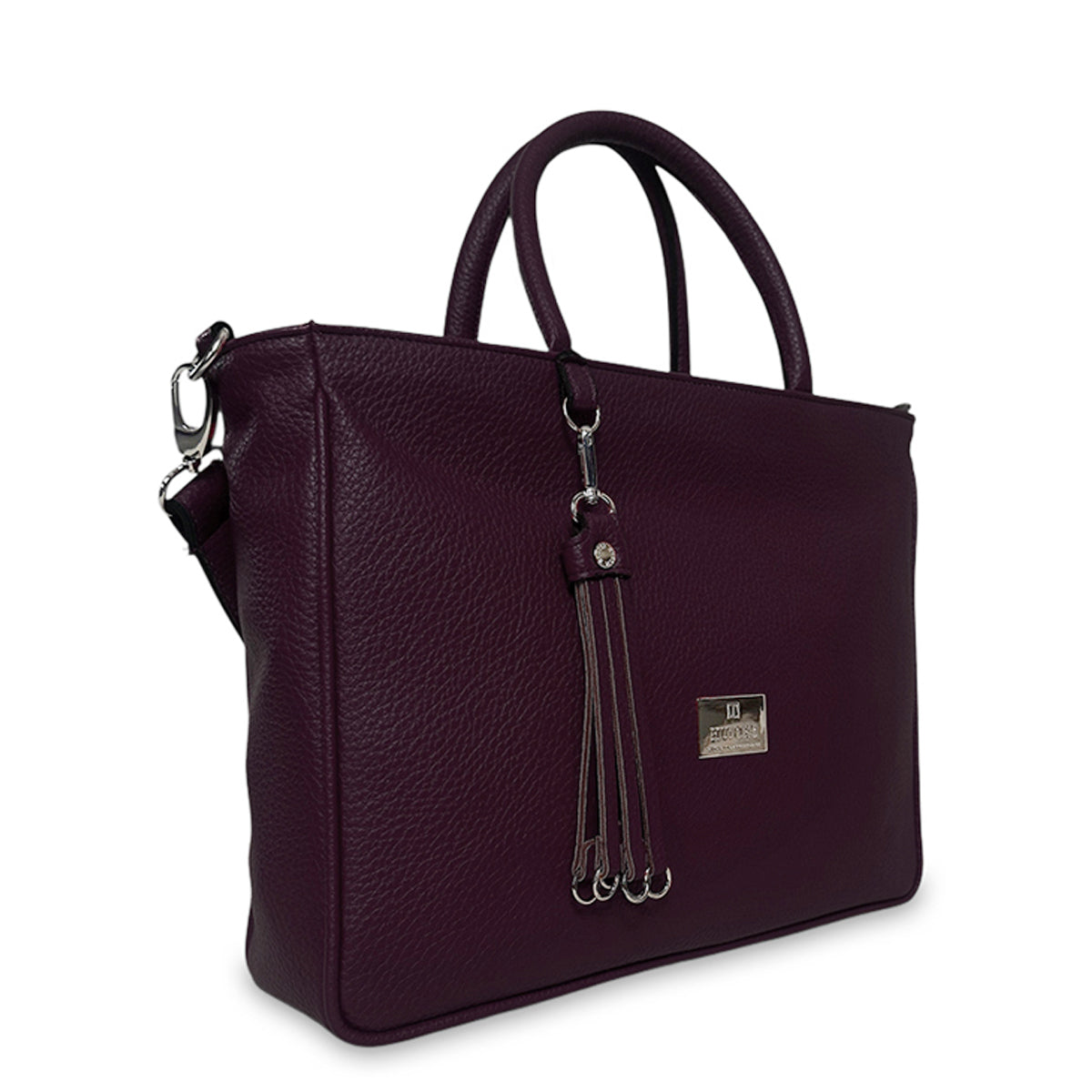 Γυναικεία τσάντα tote Anemone Μπορντώ