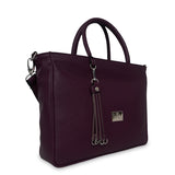 Γυναικεία τσάντα tote Anemone Μπορντώ