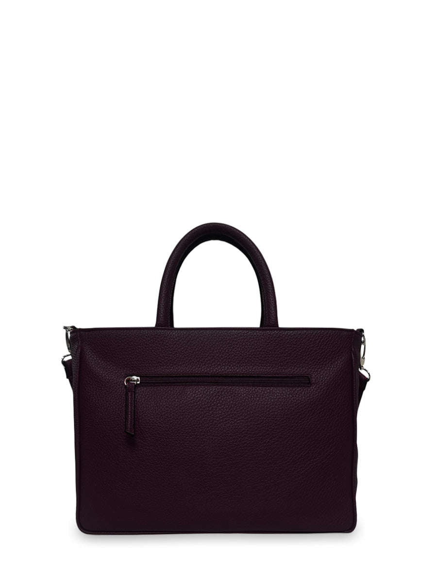 Γυναικεία τσάντα tote Anemone Μπορντώ