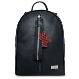 Γυναικείο σακίδιο πλάτης maxi Cactus Μαύρο