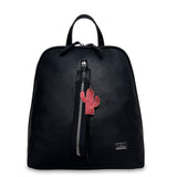 Γυναικεία τσάντα πλάτης Cactus Μαύρο