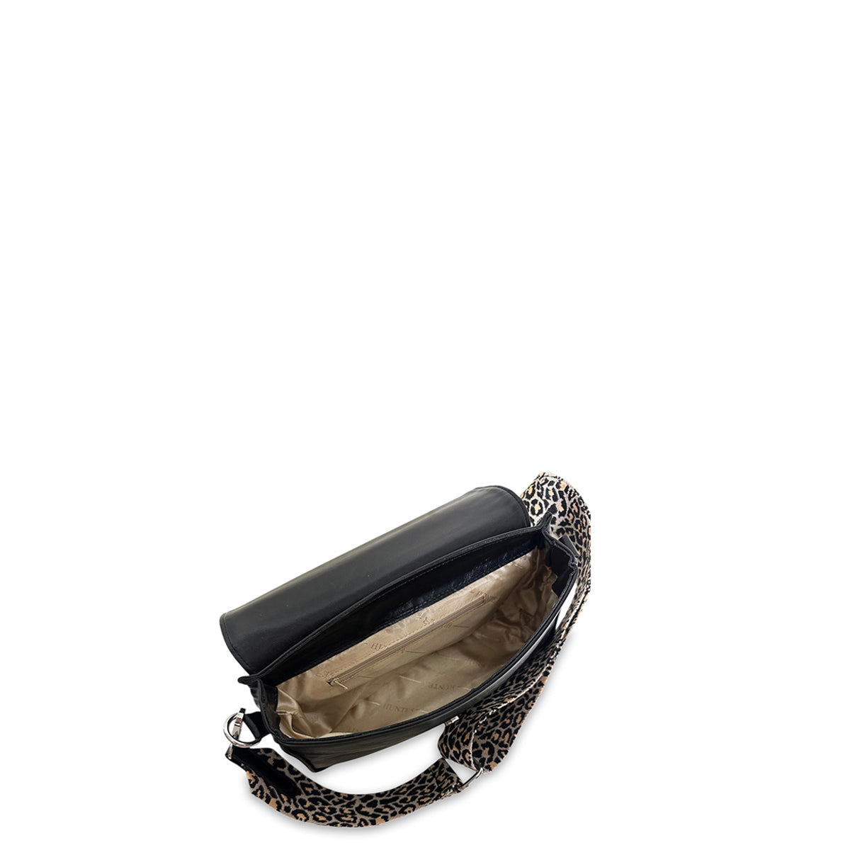 Γυναικεία τσάντα χιαστί baguette Glossy Μαύρο