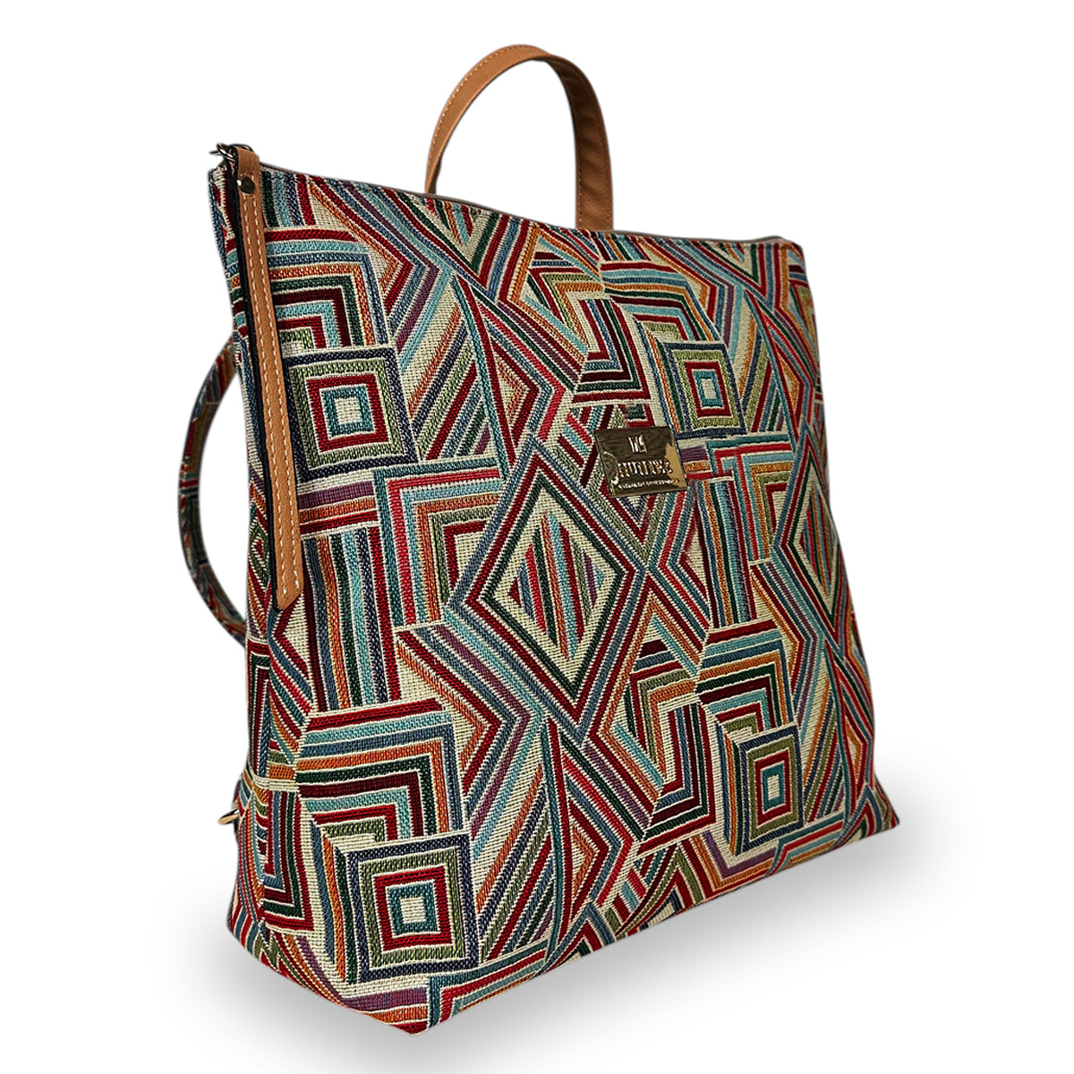 Γυναικεία τσάντα πλάτης base Coasta Πολύχρωμο