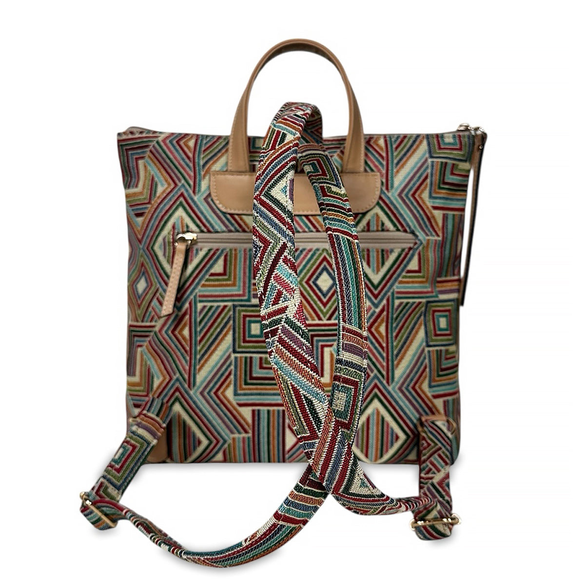 Γυναικεία τσάντα πλάτης base Coasta Πολύχρωμο