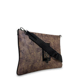 Γυναικεία τσάντα χειρός pouch Coffee Καφέ