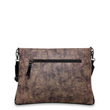 Γυναικεία τσάντα χειρός pouch Coffee Καφέ