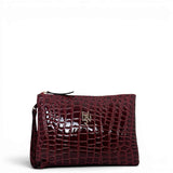 Γυναικεία Τσάντα Χειρός Croco Glos Μπορντώ Hunter