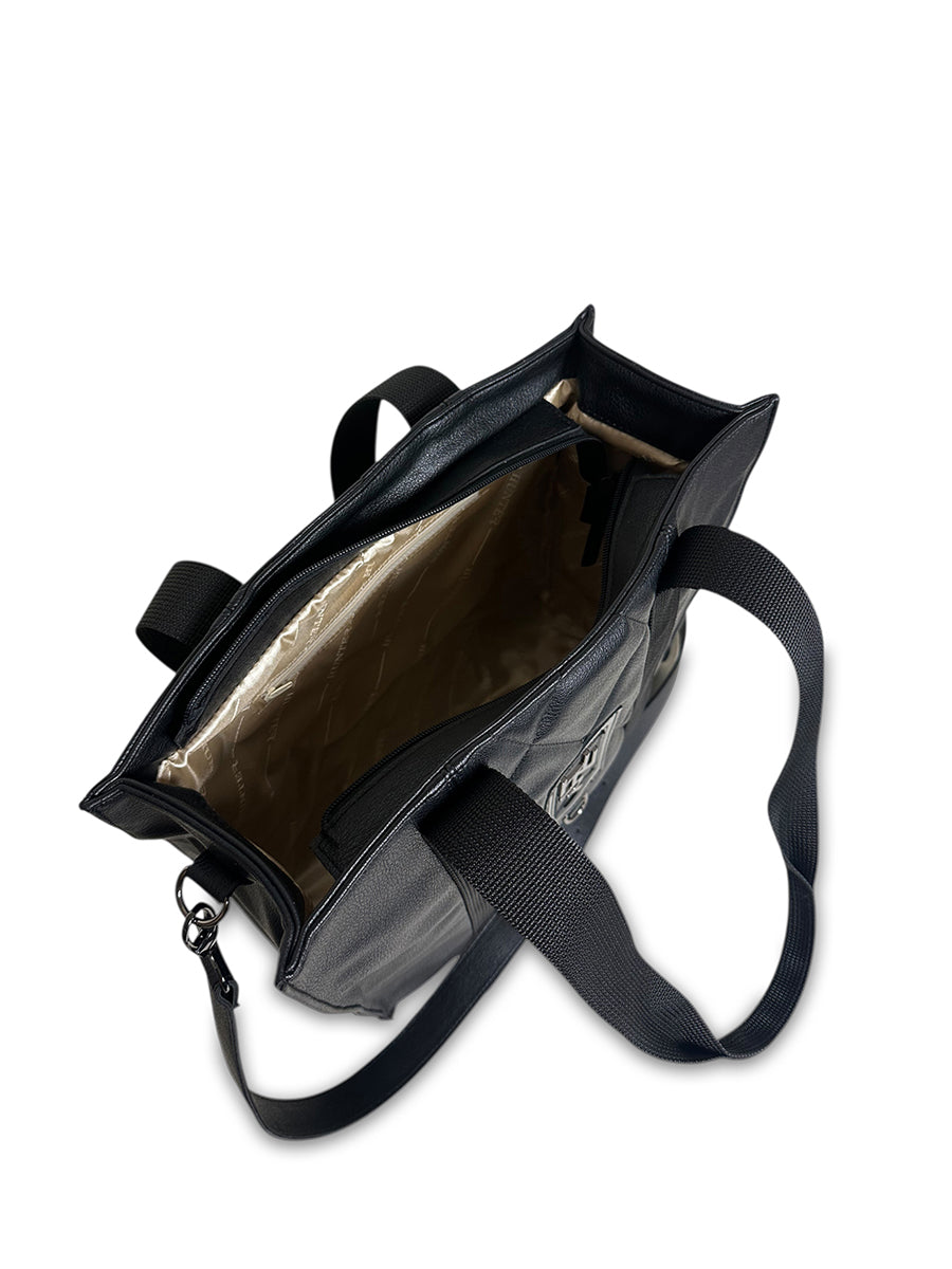 Γυναικεία τσάντα shopper Dama Μαύρο