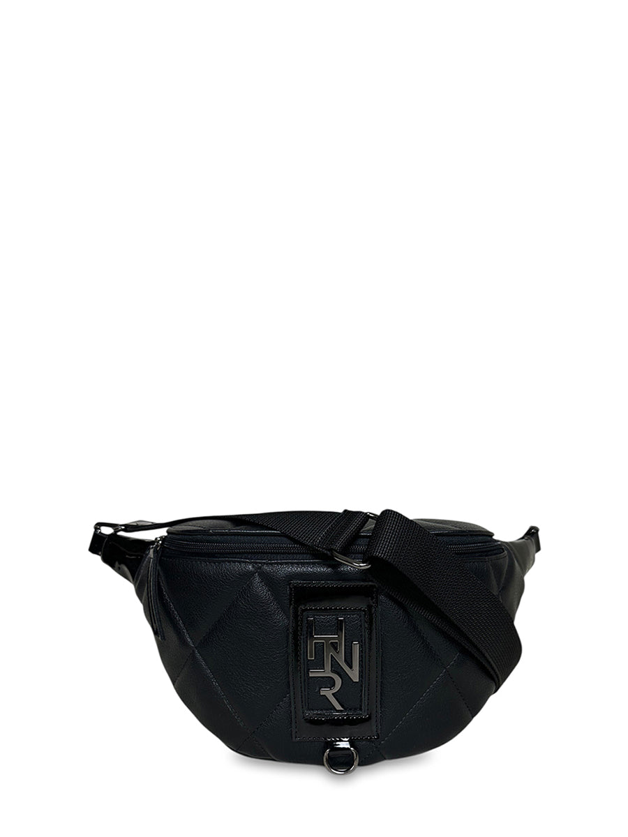 Γυναικεία τσάντα μέσης Dama Μαύρο