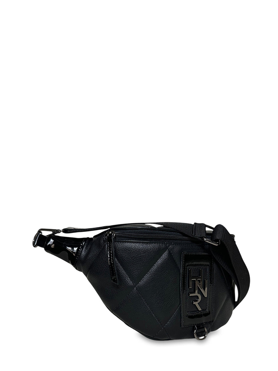 Γυναικεία τσάντα μέσης Dama Μαύρο