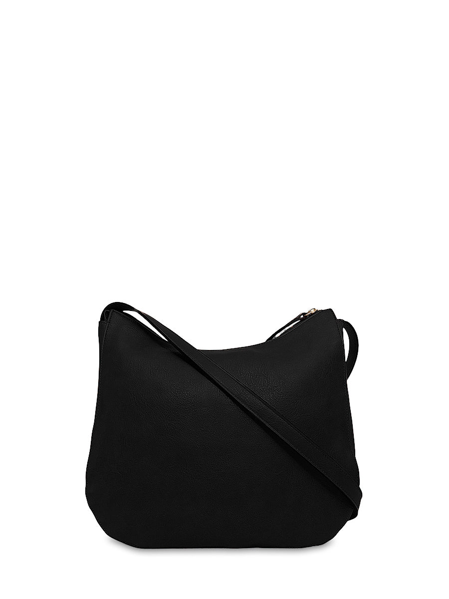 Γυναικεία τσάντα ώμου hobo Desert Μαύρο