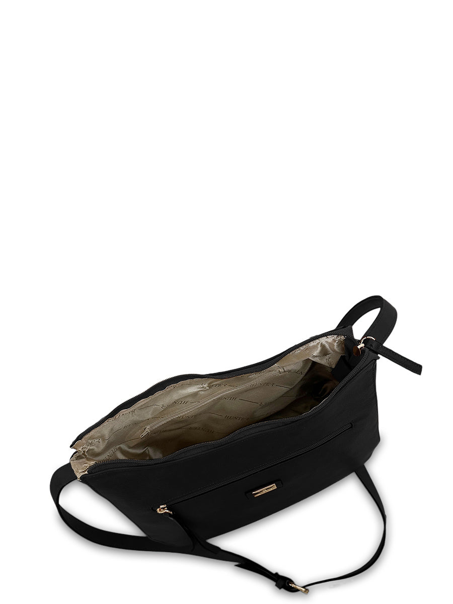 Γυναικεία τσάντα ώμου hobo Desert Μαύρο