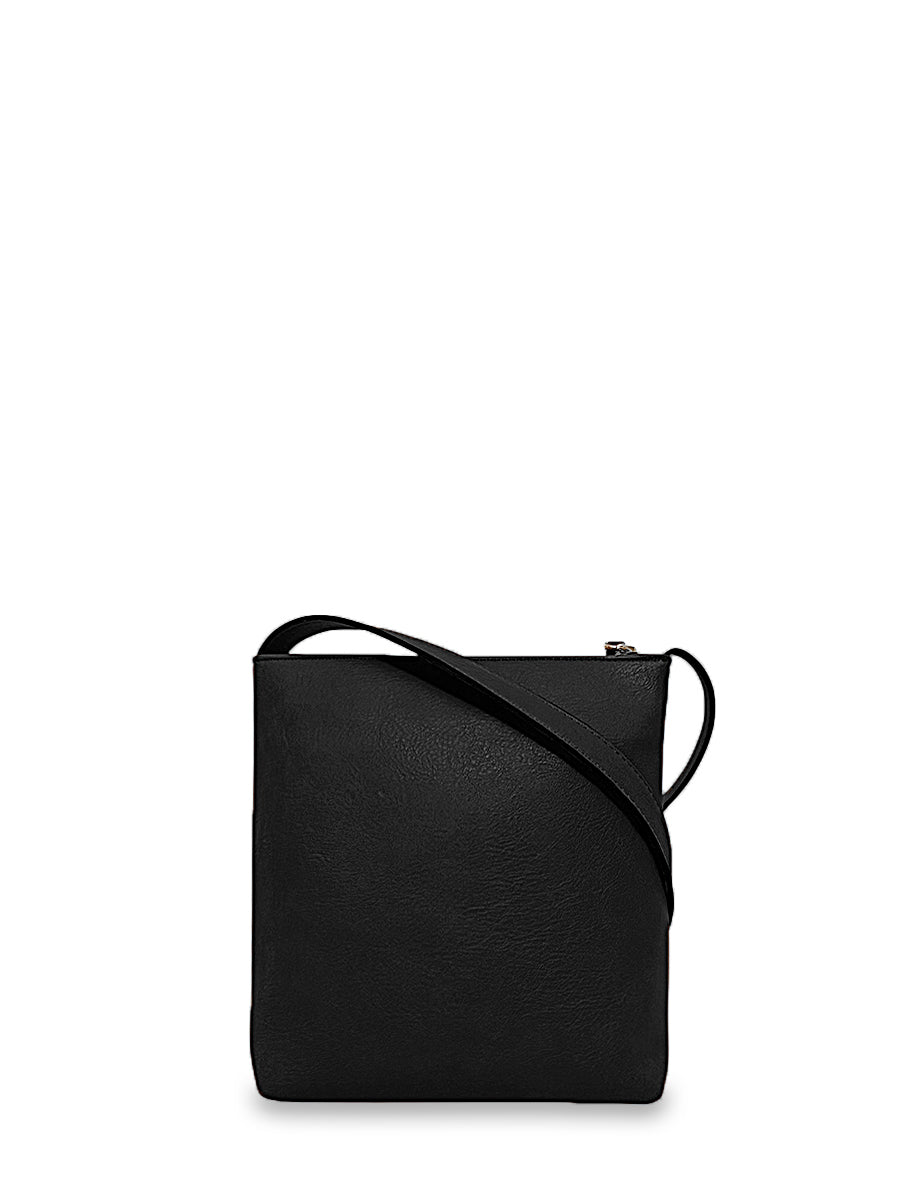 Γυναικεία τσάντα χιαστί thin Desert Μαύρο